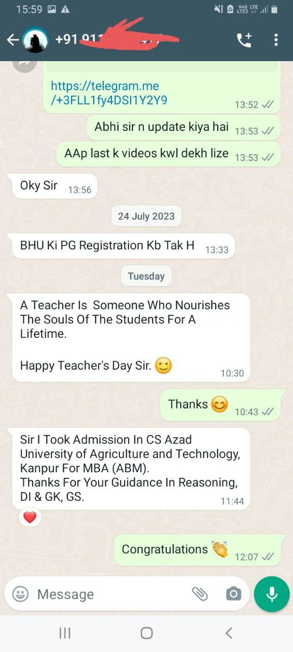 Student Testimonial