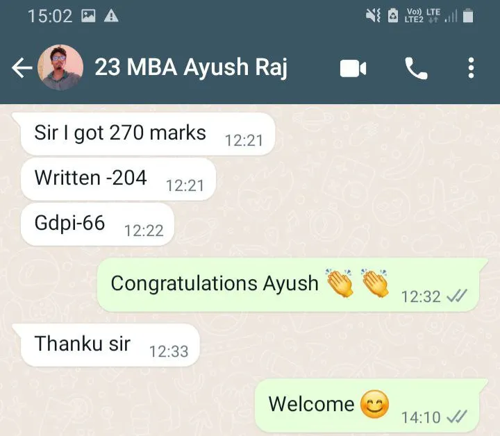 Student Testimonial